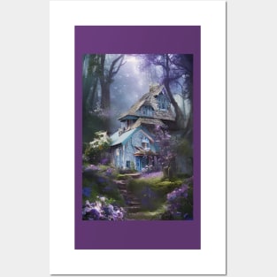 Whimsical Witch Cottage 02 Posters and Art